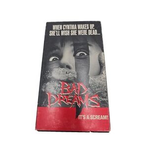 Bad Dreams VHS Horror Movie 1988 CBS FOX Video Sealed